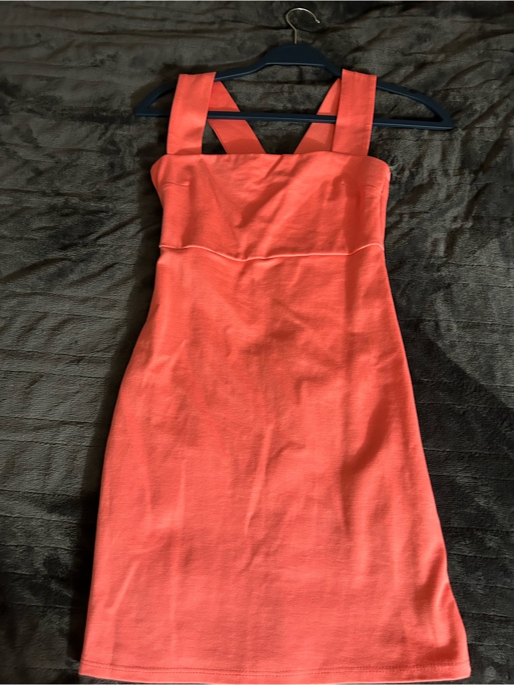 Teen’s Sleeveless Coral Dress with Wide Straps size 0 NWT